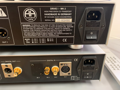 Accustic Arts DRIVE1 and Upgraded DAC1 * Cd Transport and DAC * Remote * Manuals * Boxes