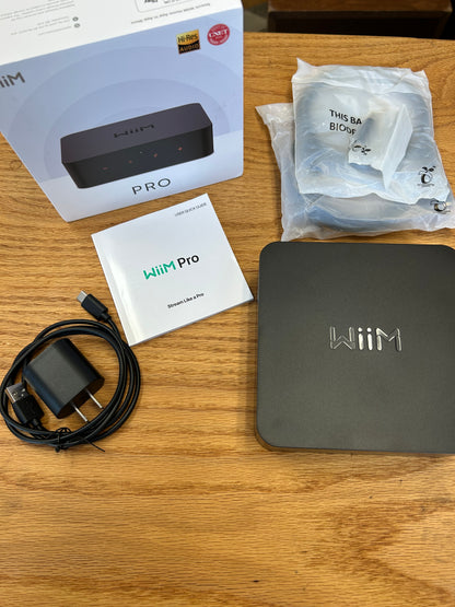 WiiM Pro Streaming music player and digital preamp with Wi-Fi®, Google Cast, Apple AirPlay® 2, and Bluetooth® * New Open Box *