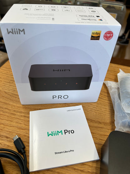 WiiM Pro Streaming music player and digital preamp with Wi-Fi®, Google Cast, Apple AirPlay® 2, and Bluetooth® * New Open Box *