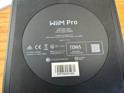 WiiM Pro Streaming music player and digital preamp with Wi-Fi®, Google Cast, Apple AirPlay® 2, and Bluetooth® * New Open Box *