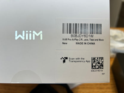 WiiM Pro Streaming music player and digital preamp with Wi-Fi®, Google Cast, Apple AirPlay® 2, and Bluetooth® * New Open Box *