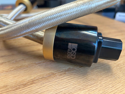 OSD Aurum AC Power Cable High-performance AC power cable with 3-pole IEC C15 connector (1 meter/3.25 feet)