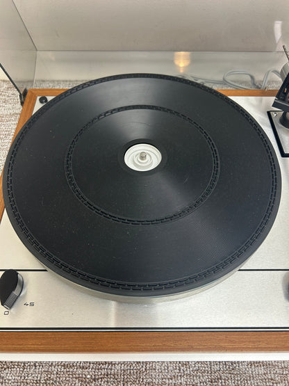 Thorens TD-165 Belt Drive Turntable * Ortofon Cartridge * New Belt * Fully Serviced * Metal Hinge Protectors * Manual