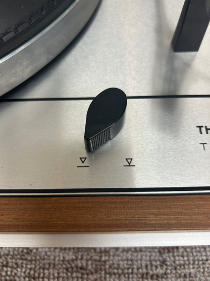 Thorens TD-165 Belt Drive Turntable * Ortofon Cartridge * New Belt * Fully Serviced * Metal Hinge Protectors * Manual