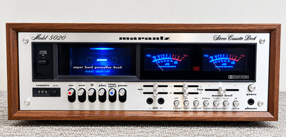 Marantz 5020 Single Cassette Deck * Fully Serviced * Wood Case * New Belts