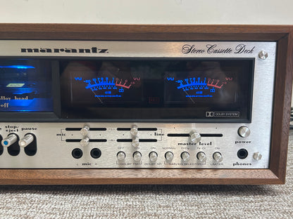 Marantz 5020 Single Cassette Deck * Fully Serviced * Wood Case * New Belts