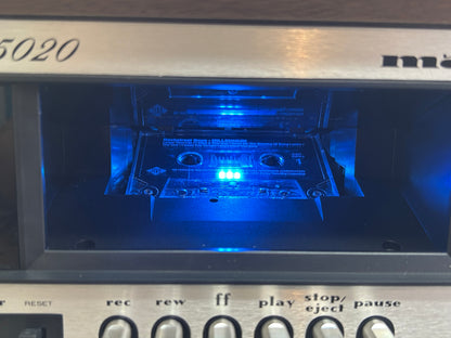 Marantz 5020 Single Cassette Deck * Fully Serviced * Wood Case * New Belts