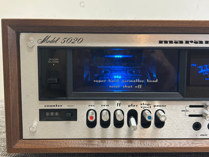 Marantz 5020 Single Cassette Deck * Fully Serviced * Wood Case * New Belts