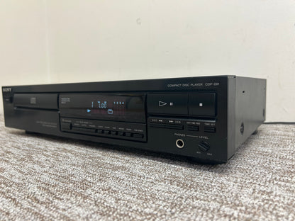 Sony CDP-291  Single Compact Disc Player * Remote * Fully Serviced *