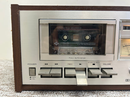 Pioneer CT-F500 Single Cassette Deck * Wood Case * Fully Serviced * New Belts