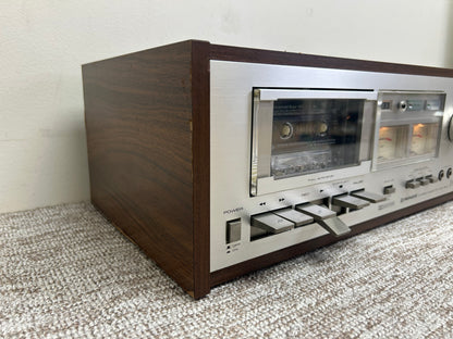 Pioneer CT-F500 Single Cassette Deck * Wood Case * Fully Serviced * New Belts