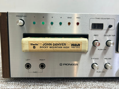 Pioneer RH-65 Eight Track Recorder * Fully Serviced * New Belts