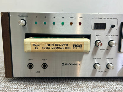 Pioneer RH-65 Eight Track Recorder * Fully Serviced * New Belts