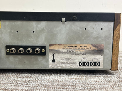 Pioneer RH-65 Eight Track Recorder * Fully Serviced * New Belts