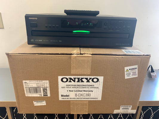 Onkyo DX-390 CD Carousel 6 Discs * Remote * Box