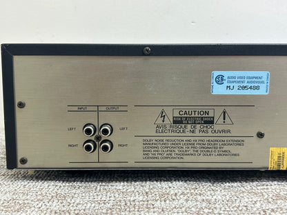 Harman Kardon TD262 Single Cassette Deck * Fully Serviced * New Belts