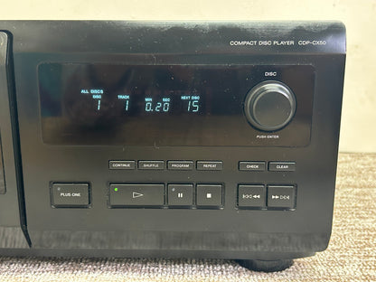 Sony CDP-CX50 CD Changer * 50+1 Discs * Fully Serviced * New Belts