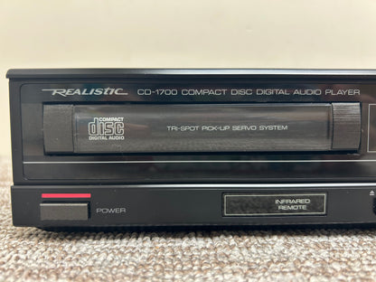 Realistic CD-1700 Single CD Player * Fully Serviced * New Belt * Box *