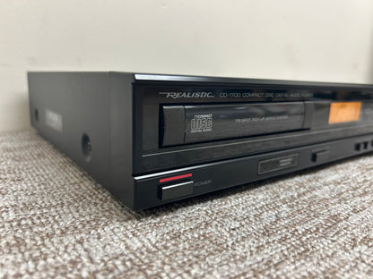 Realistic CD-1700 Single CD Player * Fully Serviced * New Belt * Box *