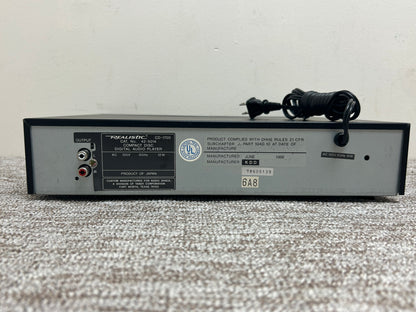 Realistic CD-1700 Single CD Player * Fully Serviced * New Belt * Box *