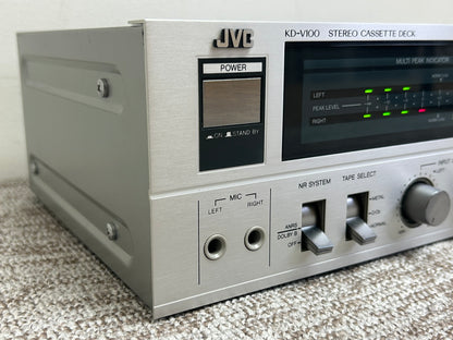 JVC KD-V100 Single Cassette Deck * Fully Serviced * New Belts