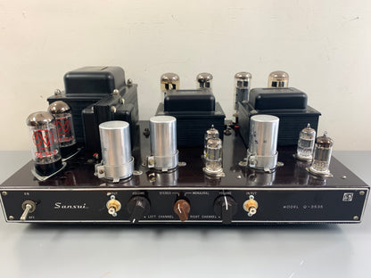 Sansui Q-3535 Tube Power Amplifier * 1958 * Fully Operational * 35W RMS * Ships with UPS