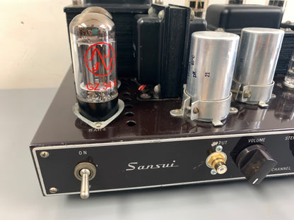 Sansui Q-3535 Tube Power Amplifier * 1958 * Fully Operational * 35W RMS * Ships with UPS