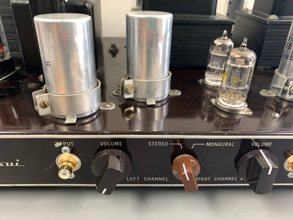 Sansui Q-3535 Tube Power Amplifier * 1958 * Fully Operational * 35W RMS * Ships with UPS