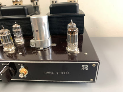 Sansui Q-3535 Tube Power Amplifier * 1958 * Fully Operational * 35W RMS * Ships with UPS
