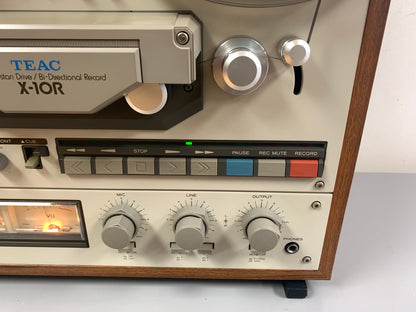 Teac X10-R Reel to Reel * Serviced * New Belts * Hubs are included * No reels