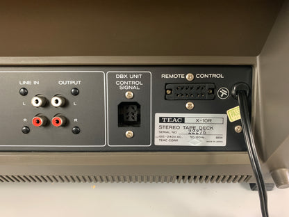 Teac X10-R Reel to Reel * Serviced * New Belts * Hubs are included * No reels