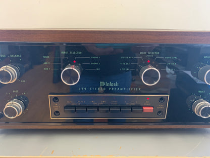 McIntosh C29 Preamplifier with Original Wood Case