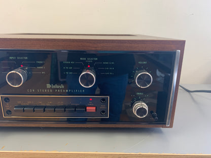 McIntosh C29 Preamplifier with Original Wood Case