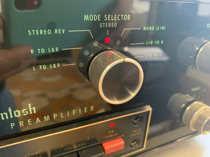 McIntosh C29 Preamplifier with Original Wood Case