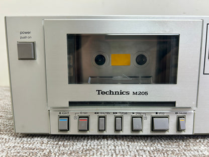 Technics RS-M205 Single Cassette Deck * Fully Serviced * New Belts