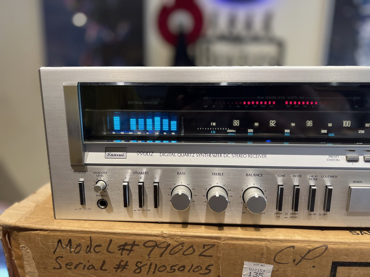 SALE * Sansui 9900Z Stereo Receiver * 160W RMS * 1981 * Box