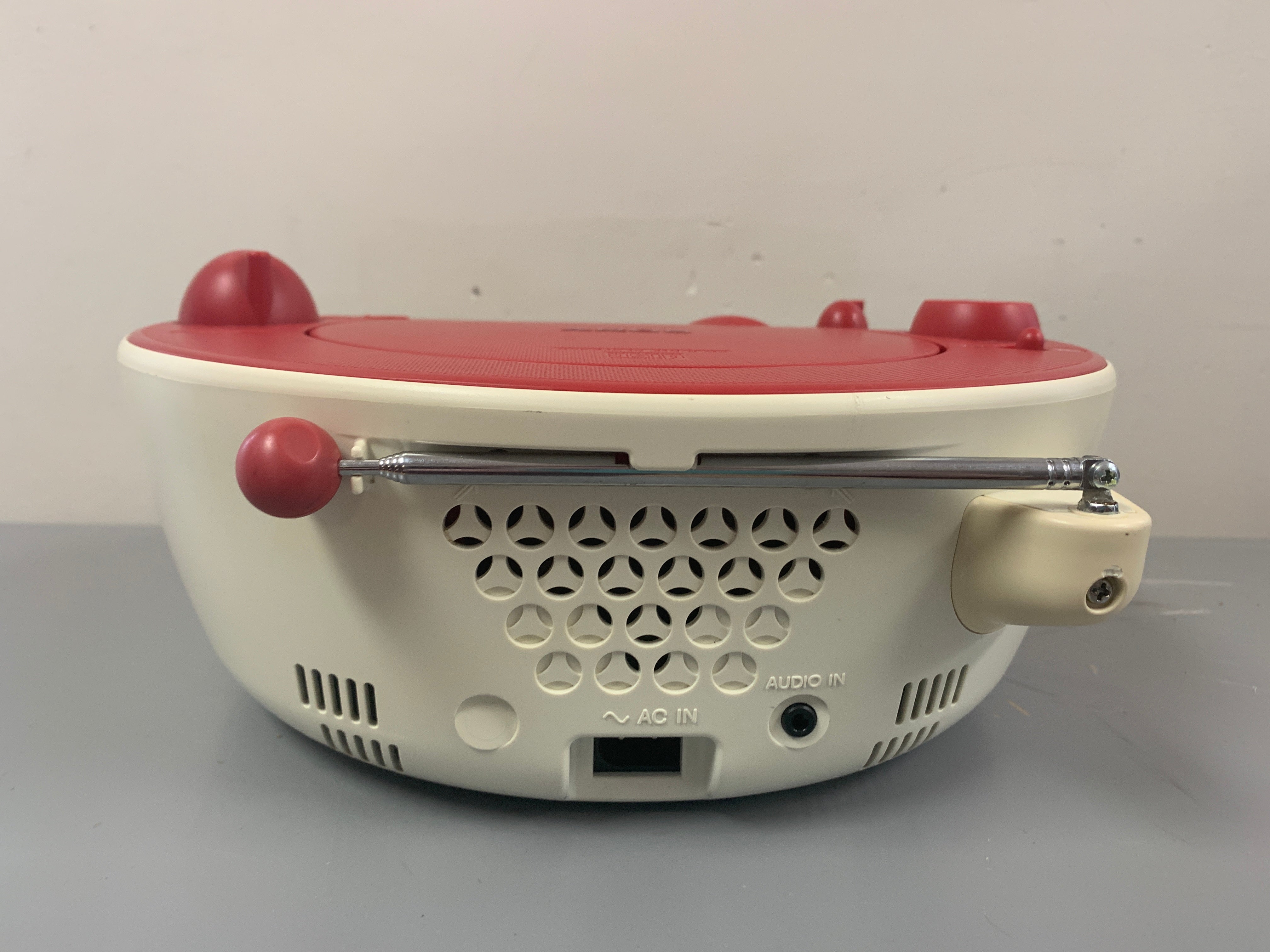 GPX Portable CD Player Boombox with AM/FM Radio, LED Display