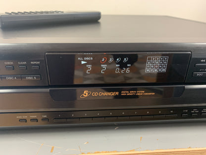 Sony CDP-CE405 CD Carousel 5 Discs * Remote