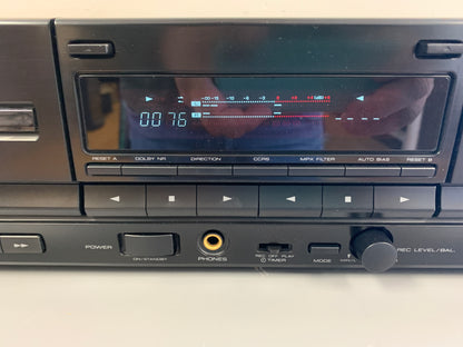 Kenwood KX-W4090 Double Cassette Deck * Box