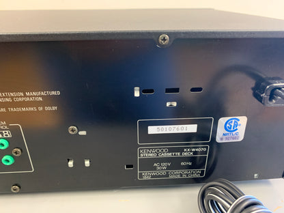 Kenwood KX-W4090 Double Cassette Deck * Box
