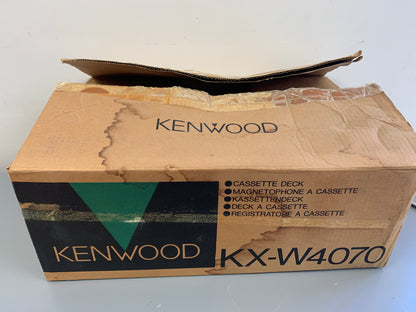 Kenwood KX-W4090 Double Cassette Deck * Box
