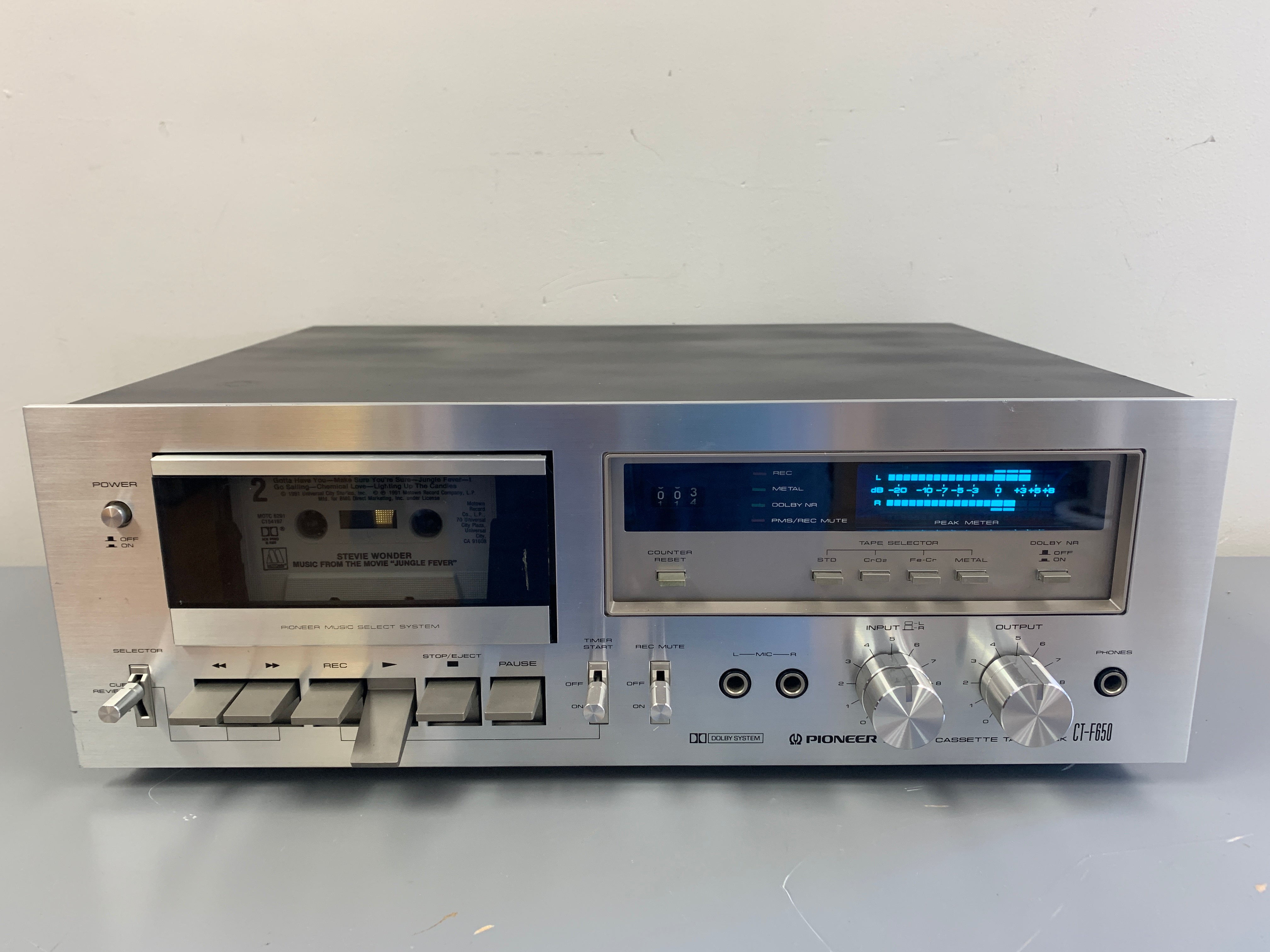 Pioneer CT-F650 Single Cassette Deck