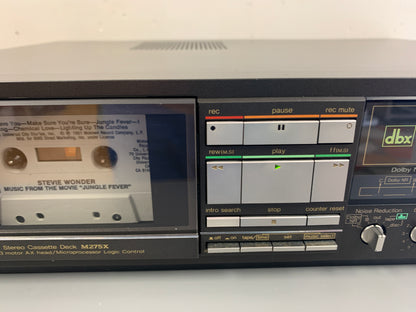Technics RS-M275X Single Cassette Deck * DBX * Fully Restored * Recapped