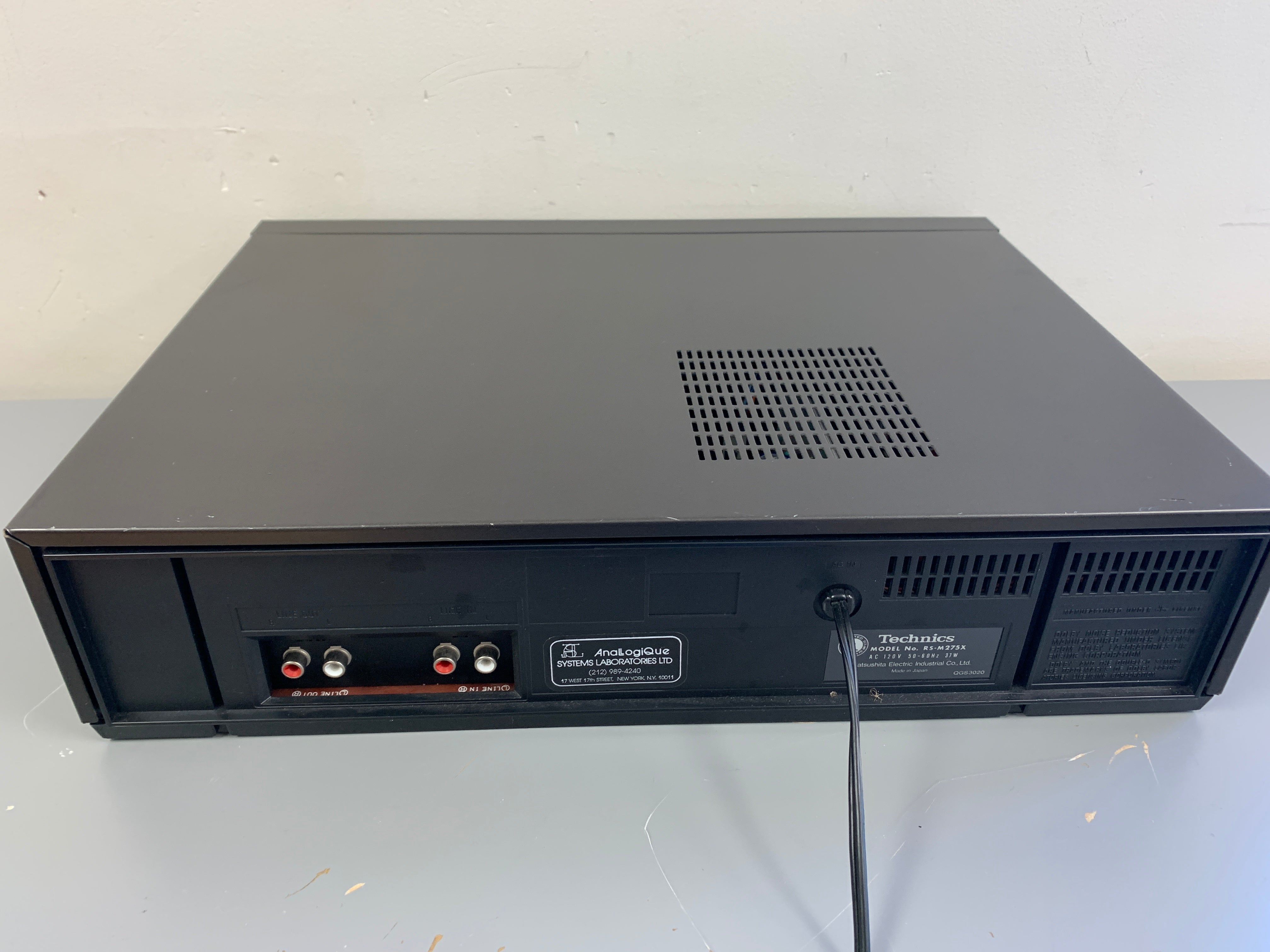 Technics RS-M275X Single Cassette Deck * DBX * Fully Restored