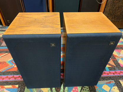 JBL Decade L26 Floor Standing Speakers * Original Blue Grills * 1978