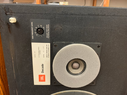 JBL Decade L26 Floor Standing Speakers * Original Blue Grills * 1978