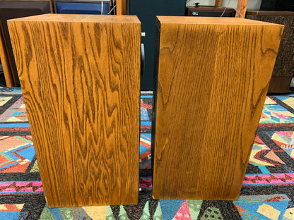 JBL Decade L26 Floor Standing Speakers * Original Blue Grills * 1978