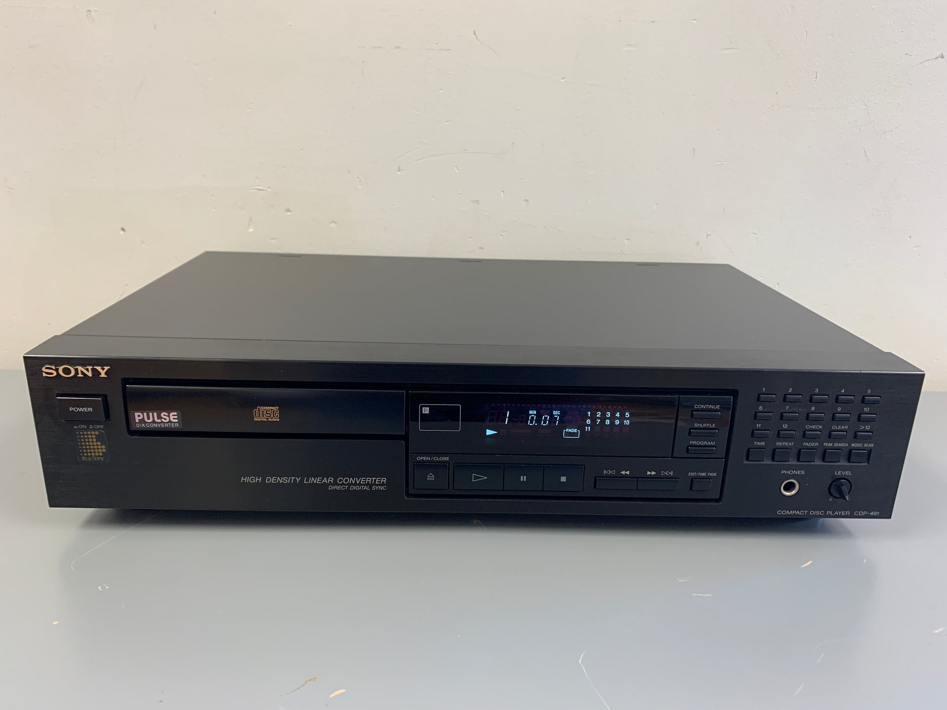 Sony CDP-491 Single CD Player – The Turntable Store