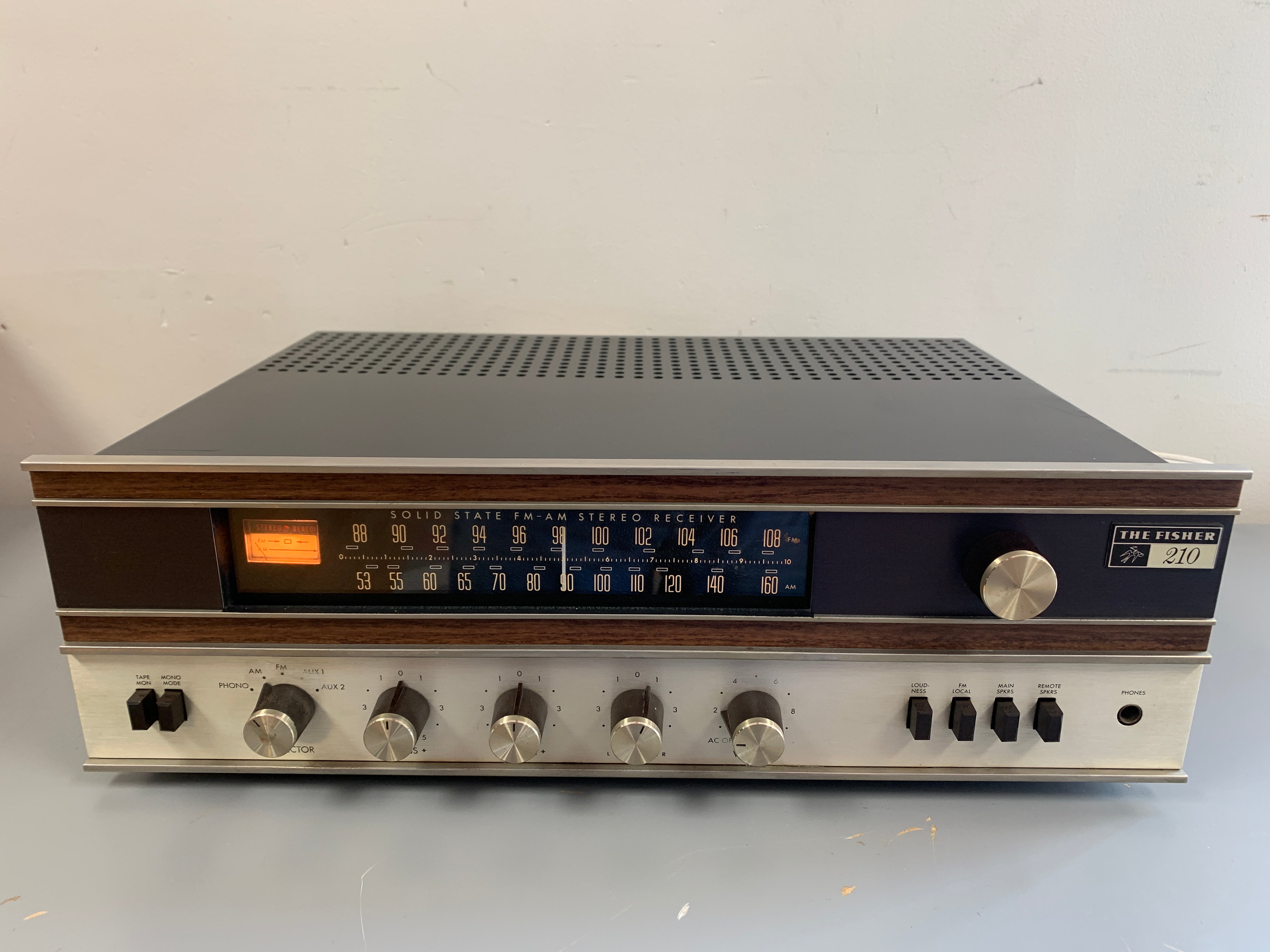 Fisher 210-T Stereo Receiver * 1970 * Fully Serviced – The