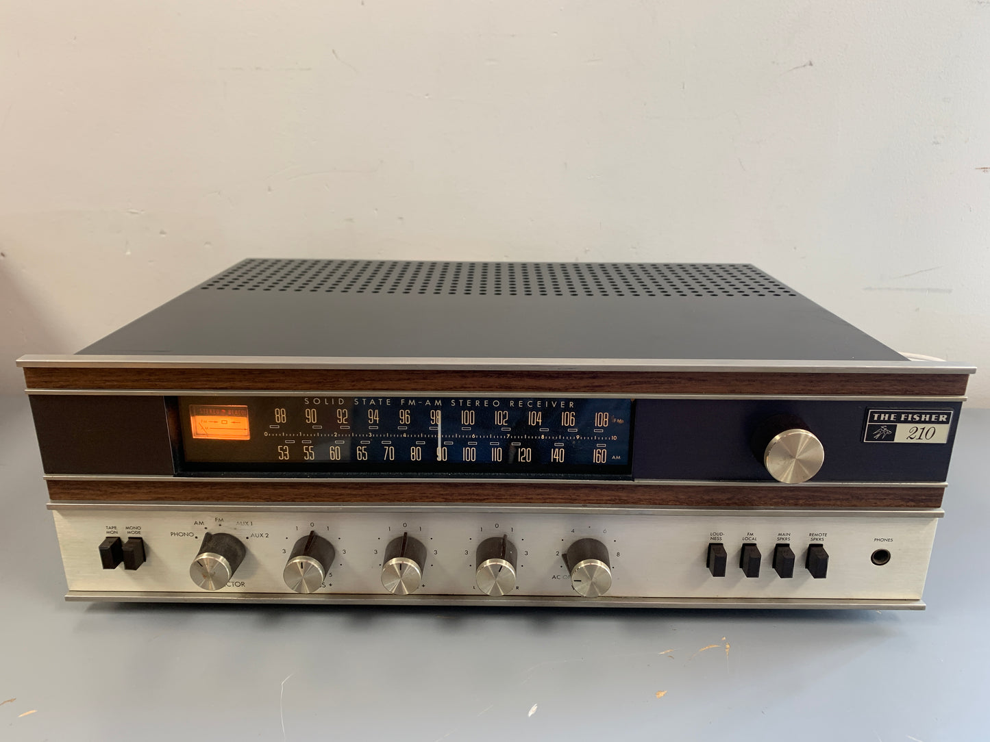 Fisher 210-T Stereo Receiver * 1970 * Fully Serviced